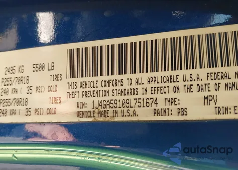 2009 Jeep Wrangler Unlimited Sahara from USA, damaged, VIN 1J4GA59109L751674